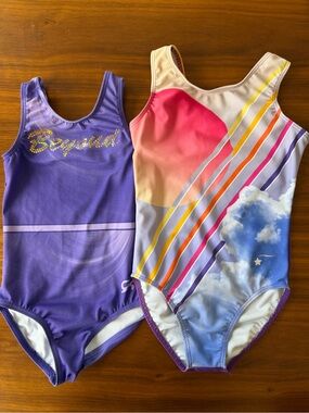 GK & Destira gymnastics leotards CS & CM